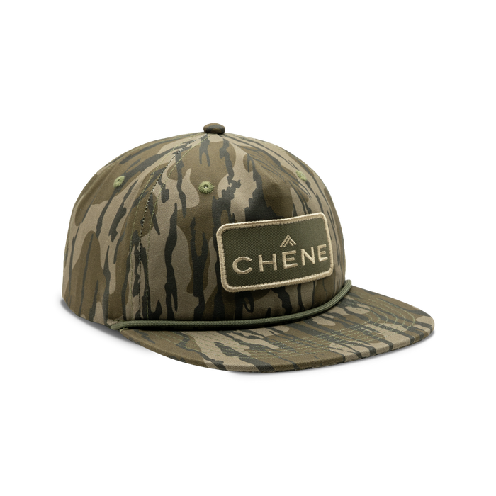 Rope Patch Cap in Mossy Oak Original Bottomland, front view #mossy_oak_original_bottomland