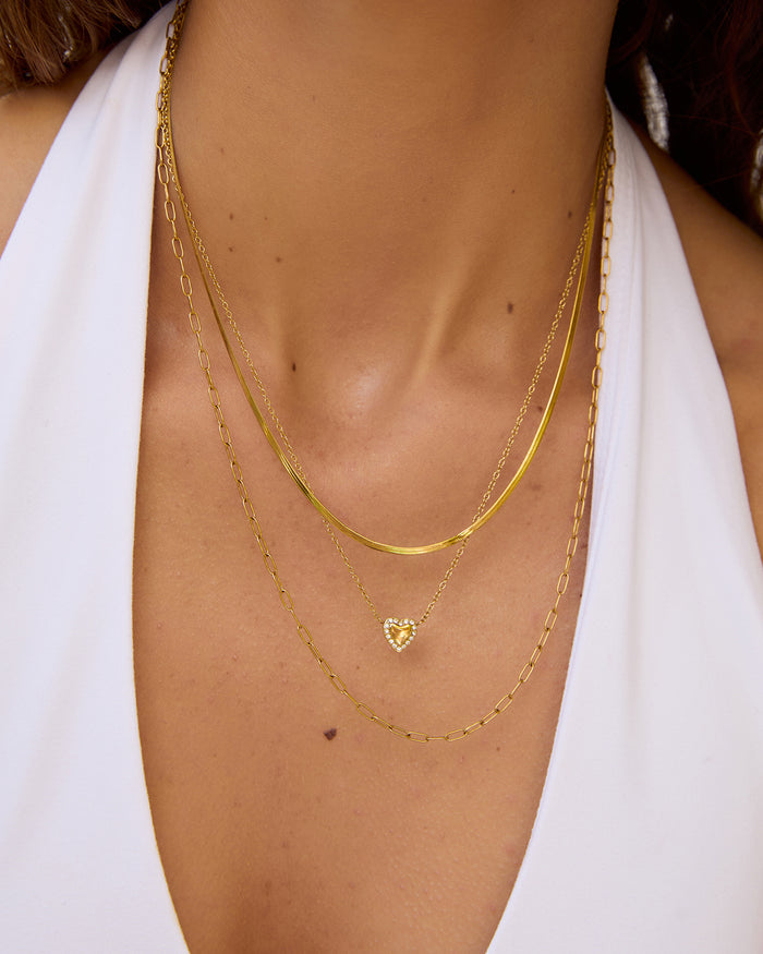 Rosie Heart Necklace