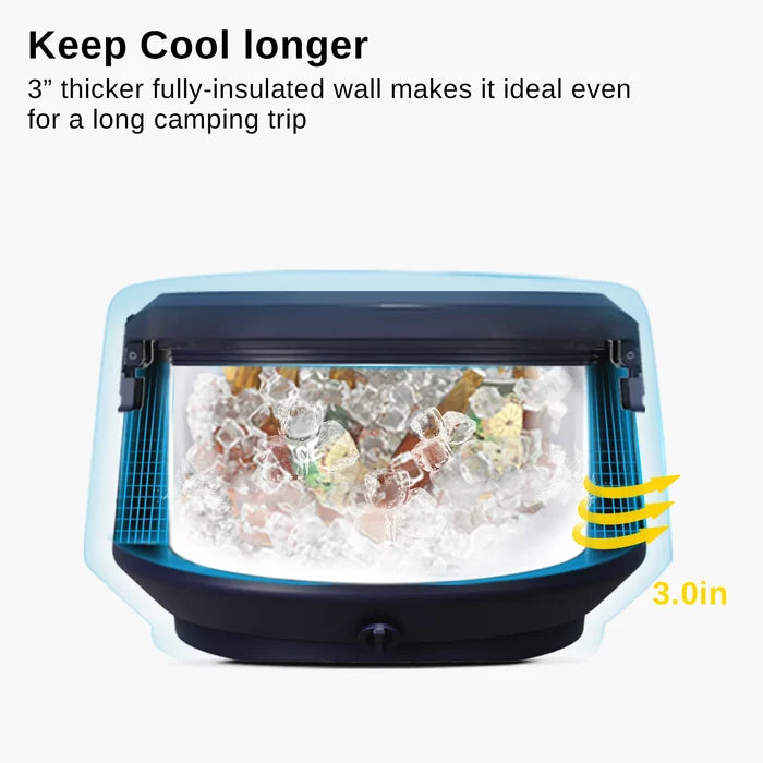 25qtEastOakCoolerBlueKeepCoolLonger