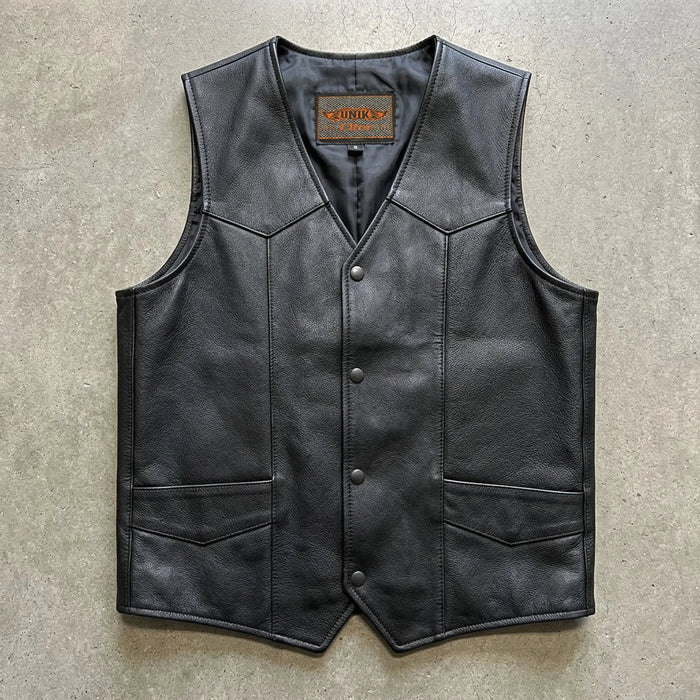 Ruidoso - Men's Premium Leather Motorcycle Vest