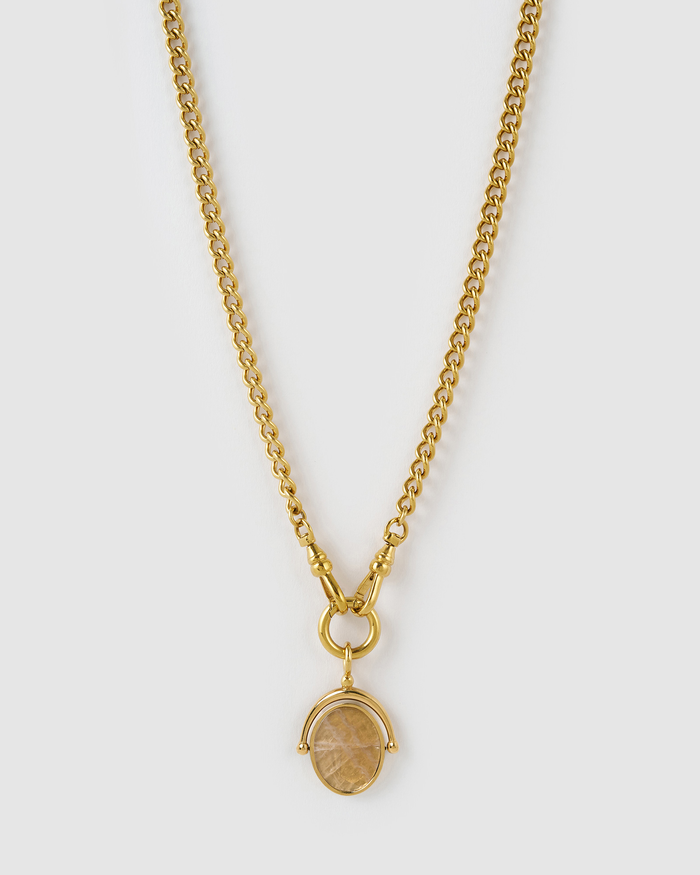 Sabine Spinner Charm Necklace