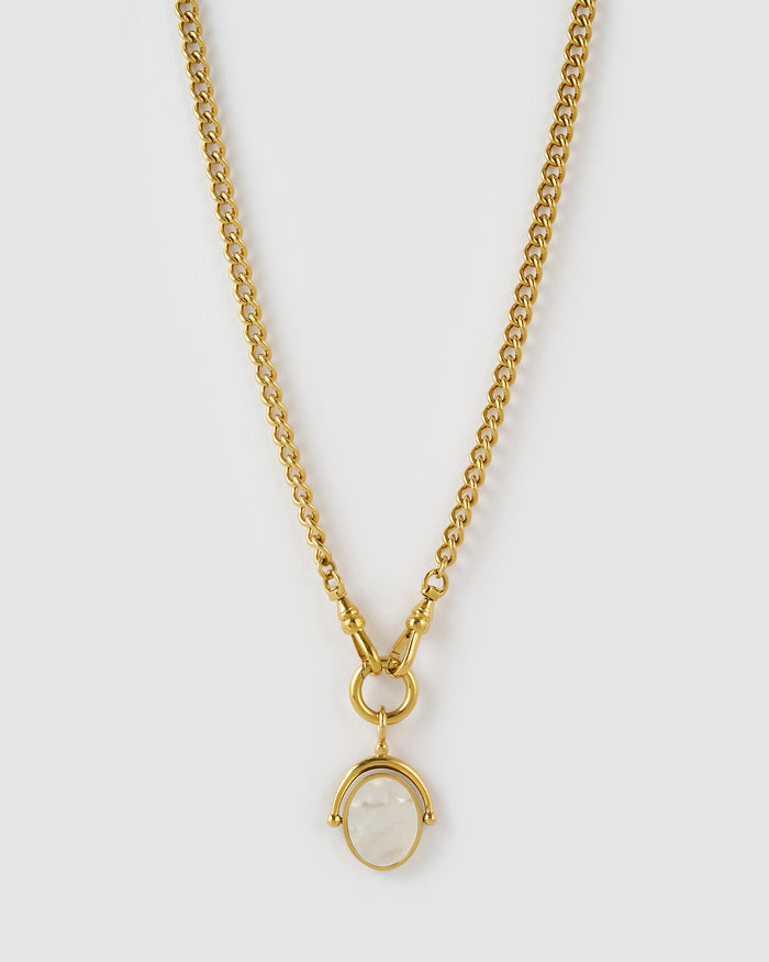 Sabine Spinner Charm Necklace