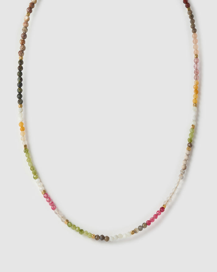 Saffron Gemstone Necklace