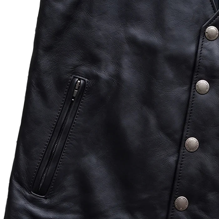 Santa Fe - Men's Premium Leather Motorcycle Vest