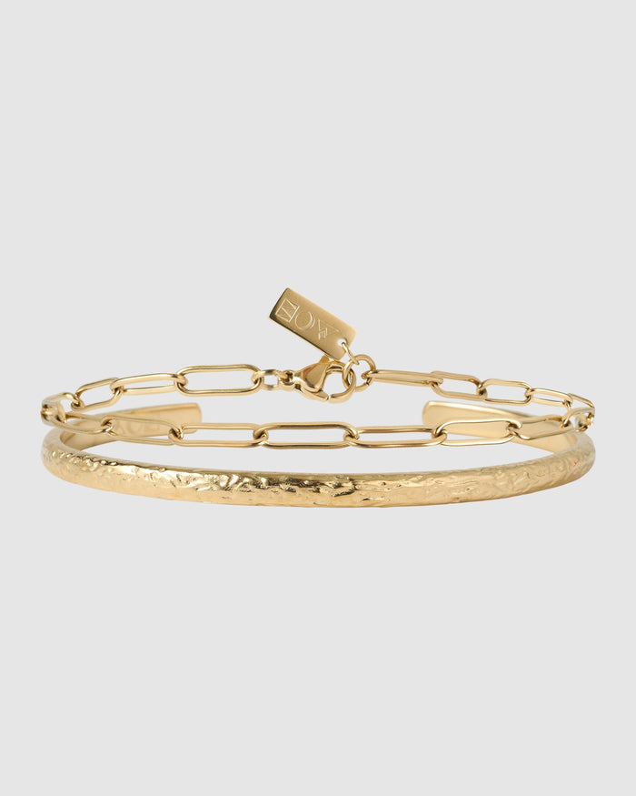 Santi Bracelet Stack - Gold