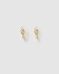 Santino Stone and Gold Huggie Earrings