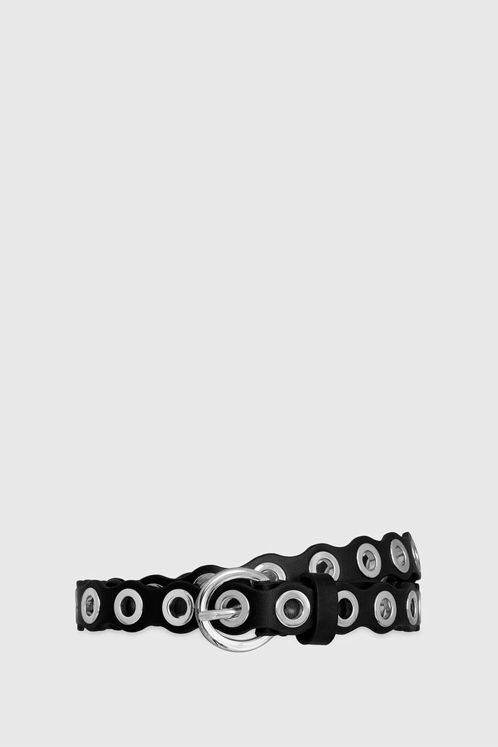Scalloped Grommet Belt