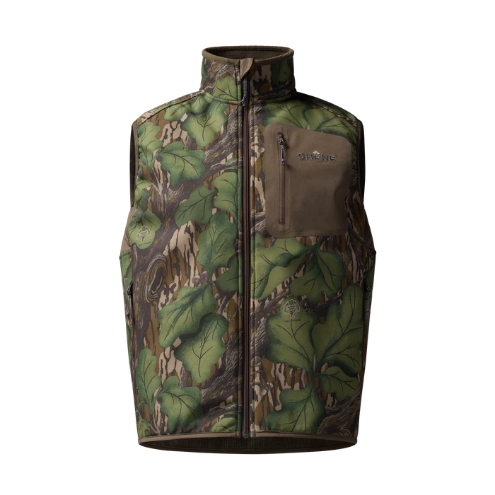 Scout Vest in Mossy Oak Full Foliage, front view #mossy_oak_full_foliage