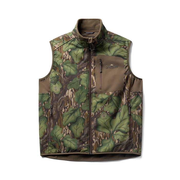 Scout Vest in Mossy Oak Full Foliage, flat lay #mossy_oak_full_foliage