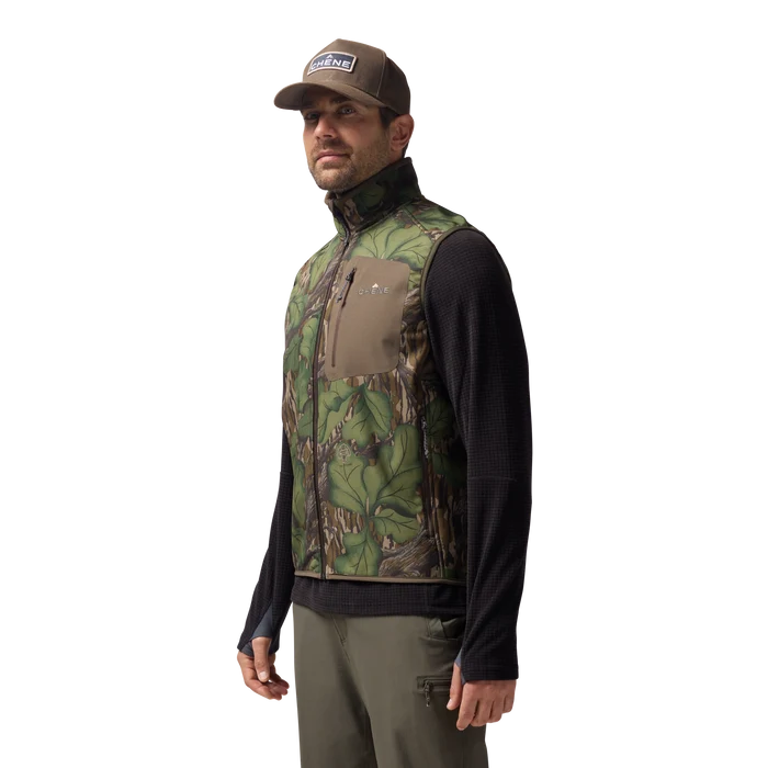 Scout Vest in Mossy Oak Full Foliage, on model #mossy_oak_full_foliage