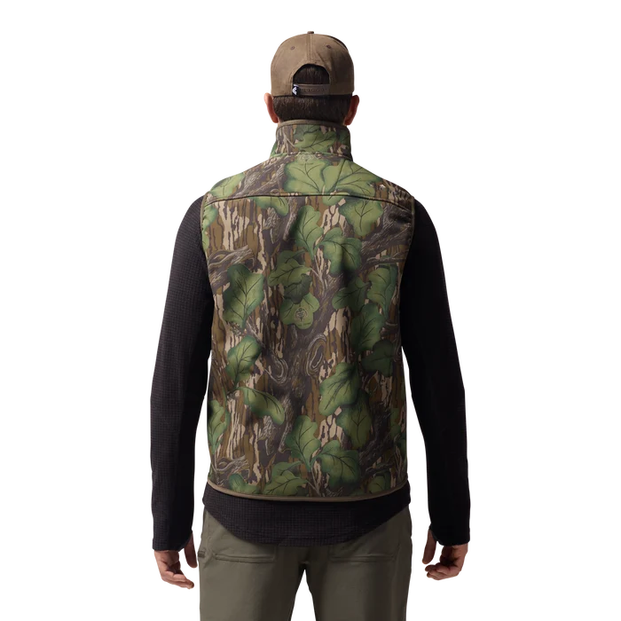 Scout Vest in Mossy Oak Full Foliage, on model #mossy_oak_full_foliage