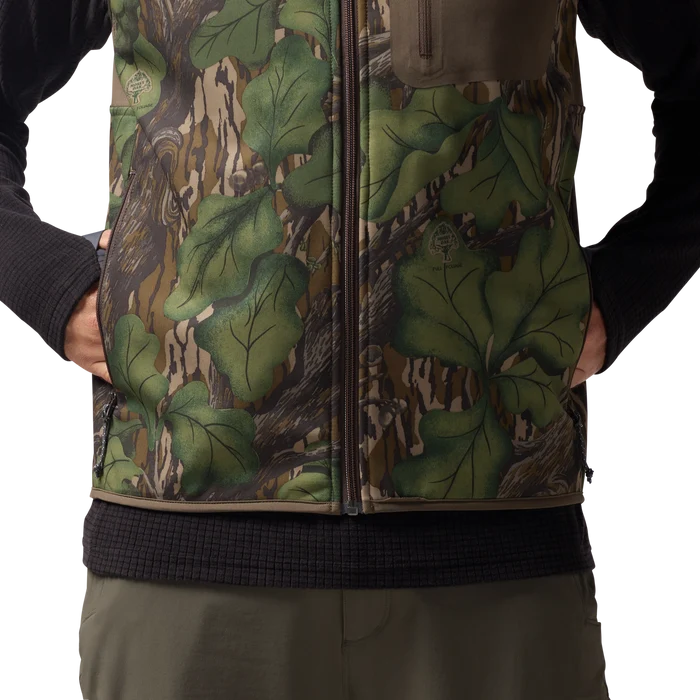 Scout Vest in Mossy Oak Full Foliage, on model #mossy_oak_full_foliage