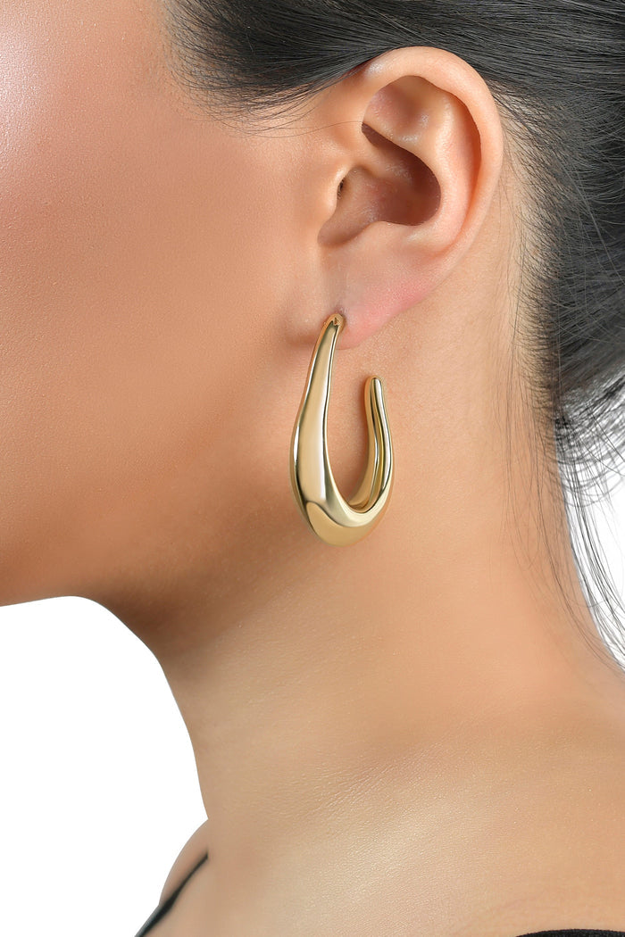 Sculptural Hoop Earrings