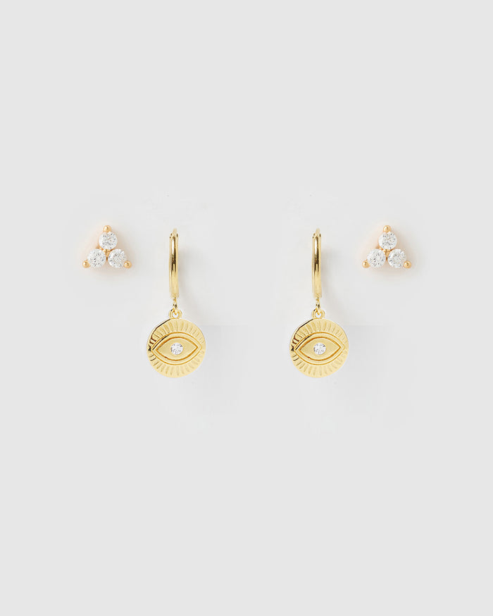 See No Evil Earring Stack