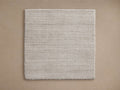 Selby Performance Rug Swatch in a neutral beige color, square shape on a neutral background, showcasing texture and weave.