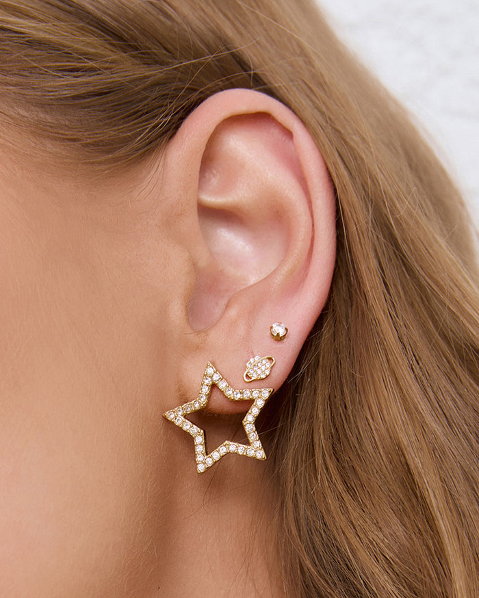 Sharpay Gold Earrings