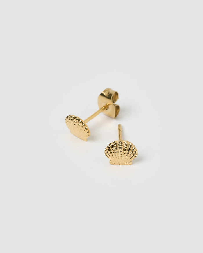 Shelli Gold Studs