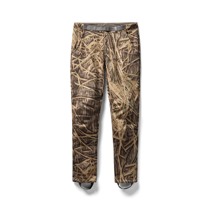 Sherpa Fleece Wader Pant in Mossy Oak Original Shadow Grass, flat lay #mossy_oak_original_shadow_grass