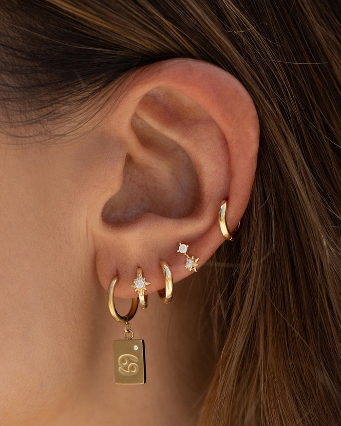 Shia Gold Huggie Earrings