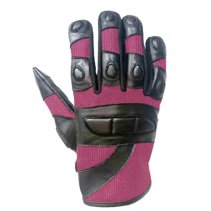 ShieldBelle - Women's Leather Motorcycle Gloves