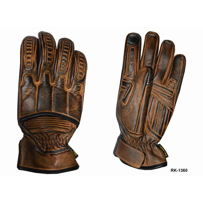 Shiftlock - Men's Leather Motorcycle Gloves