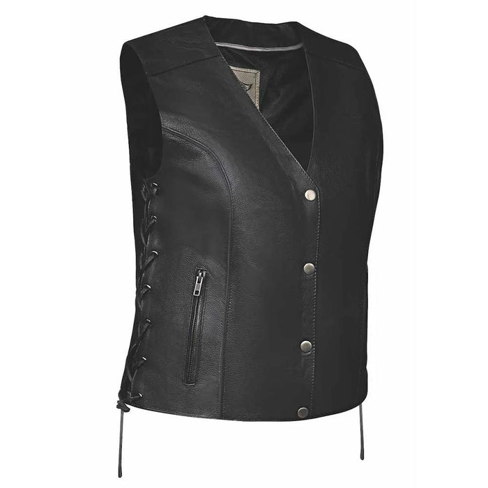 Shirly - Women's Motorcycle Leather Vest