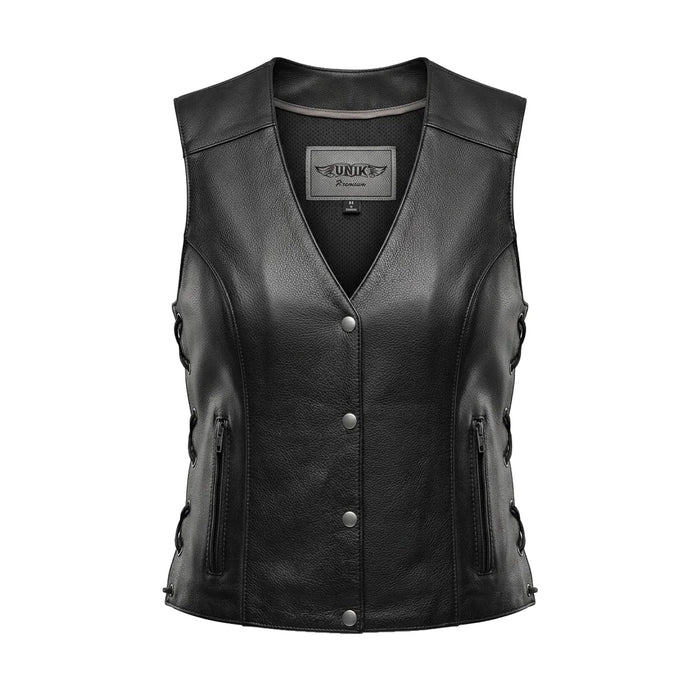 Shirly - Women's Motorcycle Leather Vest