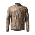 Sixty Series Technical Fleece Half Zip in Mossy Oak Bottomland, front view #mossy_oak_bottomland