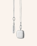 Slim Viv Sterling Silver Anniversary Locket Necklace