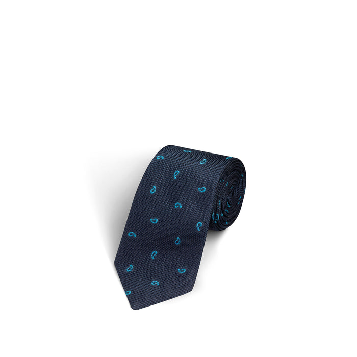 Small Paisley Silk Tie
