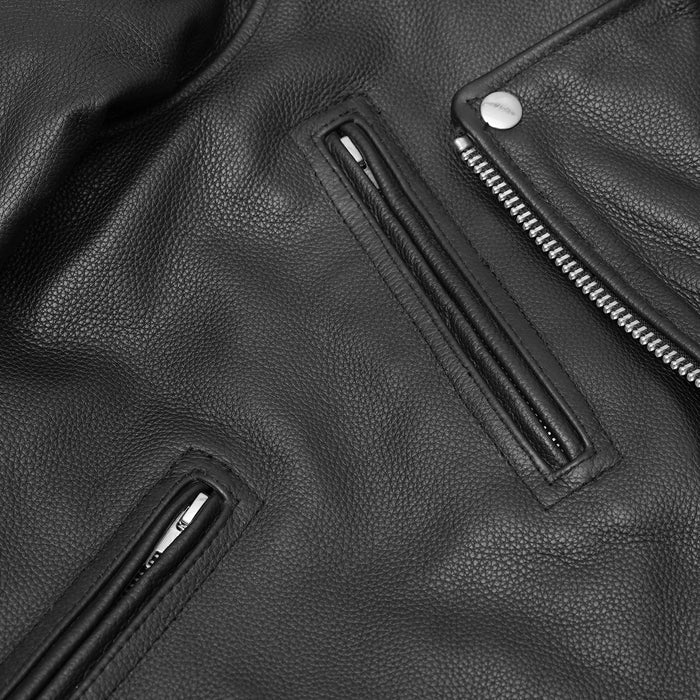 SpeedMoto Women's Leather Motorcycle Jacket