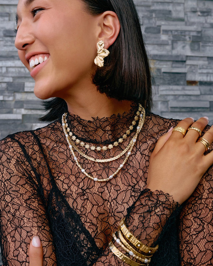 Stassia Gold Earrings
