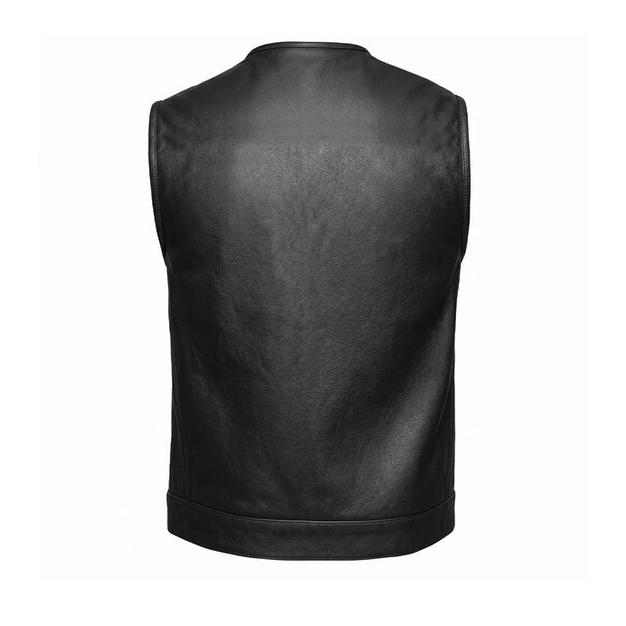 Steelhorse - Men's SOA Club Style Leather Motorcycle Vest