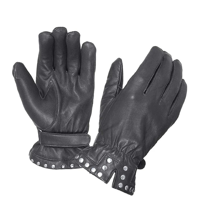 Studded Rebel - Women's Leather Motorcycle Gloves