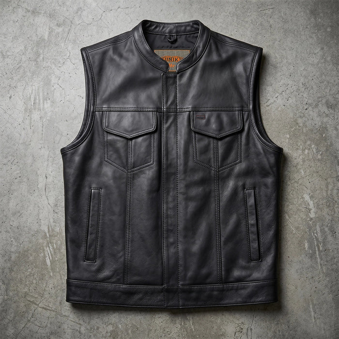Sturgis - Men's SOA Club Style Leather Motorcycle Vest