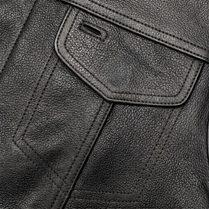 Sturgis - Men's SOA Club Style Leather Motorcycle Vest