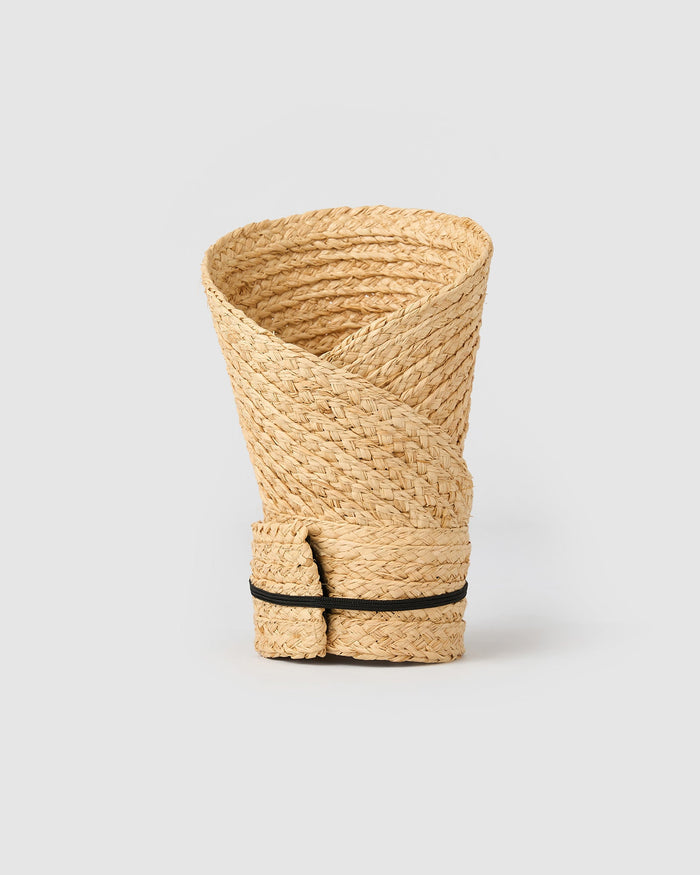 Sunray Roll Up Sun Visor - Light Natural