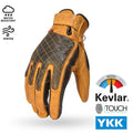 Sunset Leather Glove With Anti-Abrasion & Touch Sensitive