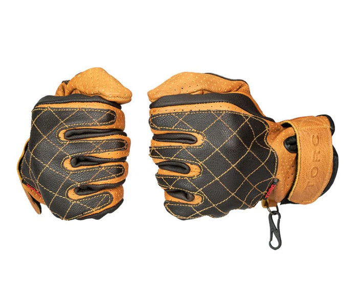 Sunset Leather Glove With Anti-Abrasion & Touch Sensitive