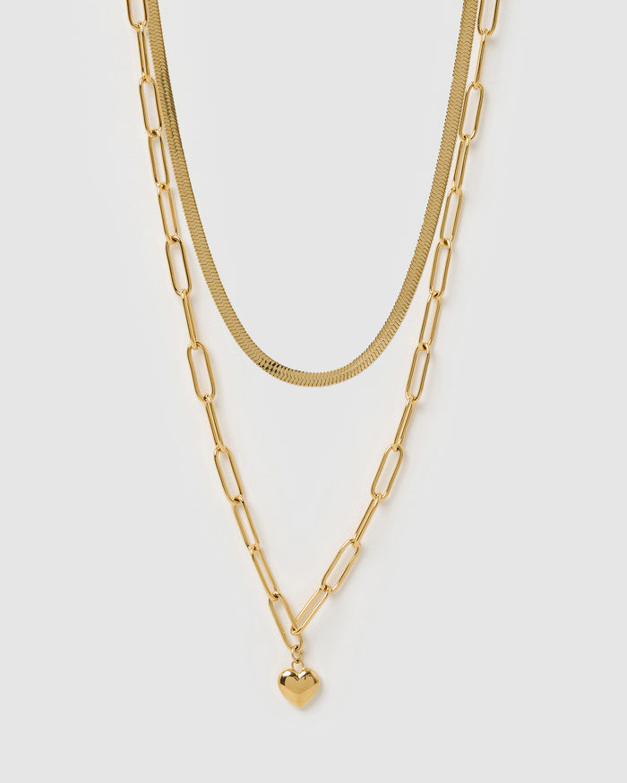 Sweetie Necklace Stack - Gold