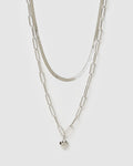 Sweetie Necklace Stack - Silver