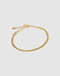 Sylvia Gold Snake Chain Bracelet