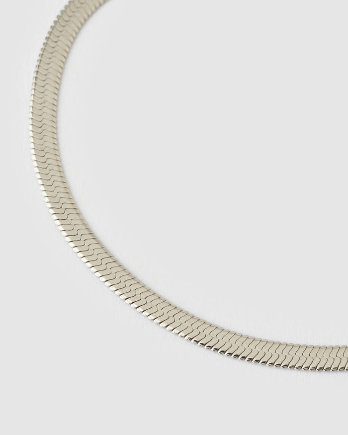 Sylvia Silver Snake Chain Bracelet