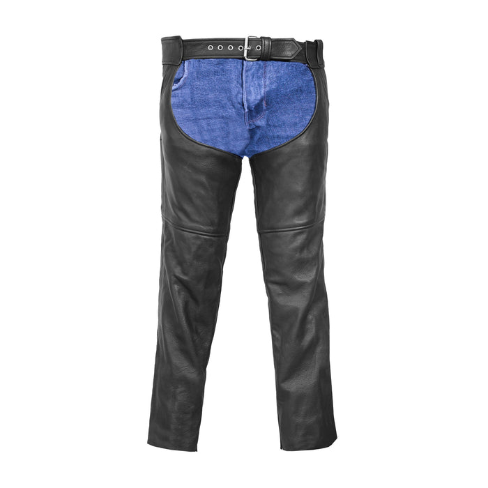 Tall Classic Leather Chaps with Jeans Pockets