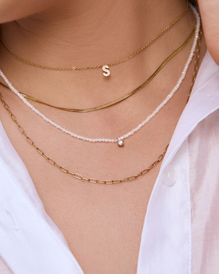 Taylor Necklace - White