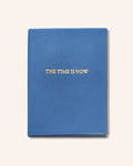 “The Time is Now” Leather Journal, Red
