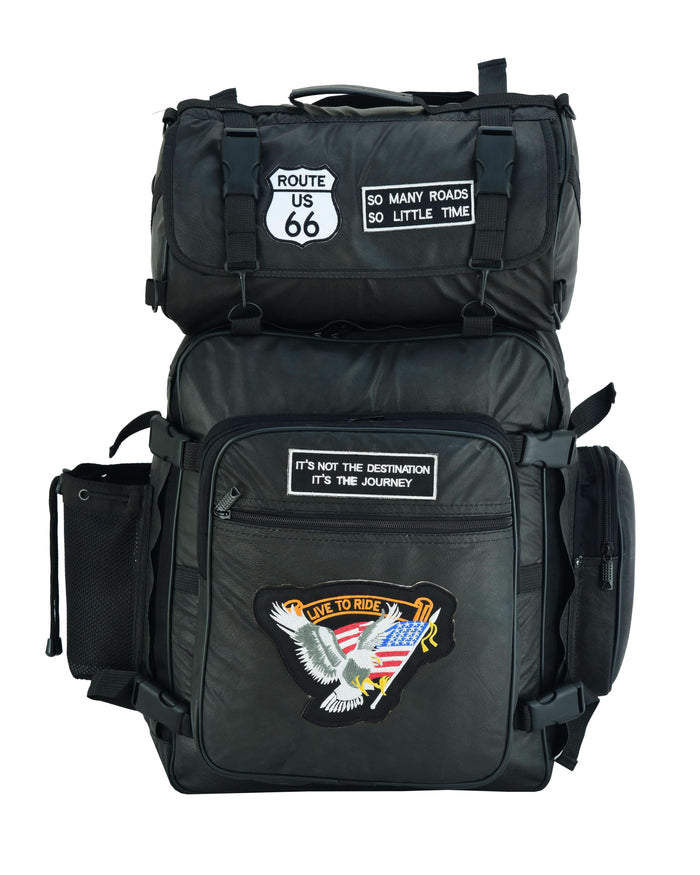 Three Piece Sissy Bar Back Pack