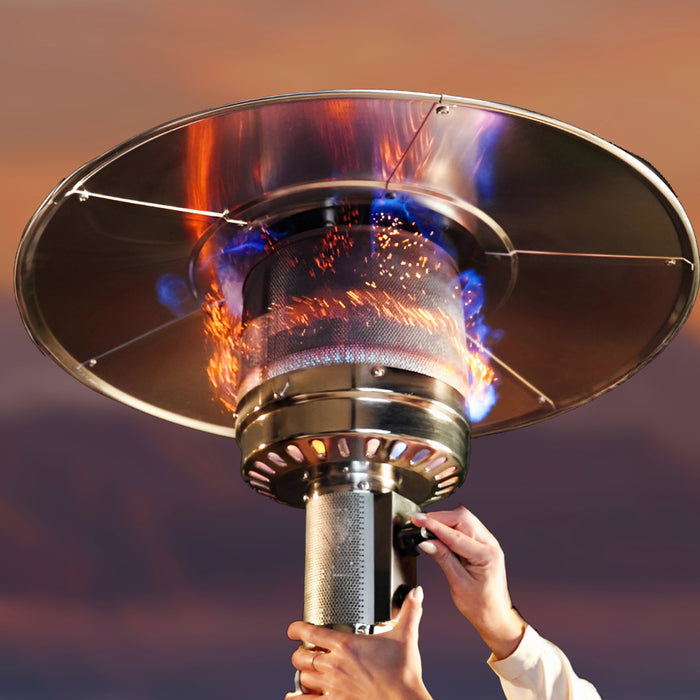 TORCH 50,000 BTU Propane Patio Heater with Round Table