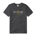 Trademark Tee S/S in Graphite, front view #graphite