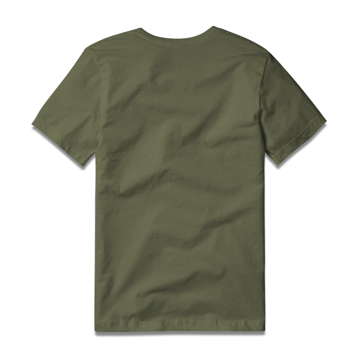 Trademark Tee S/S in Sage, back view #sage
